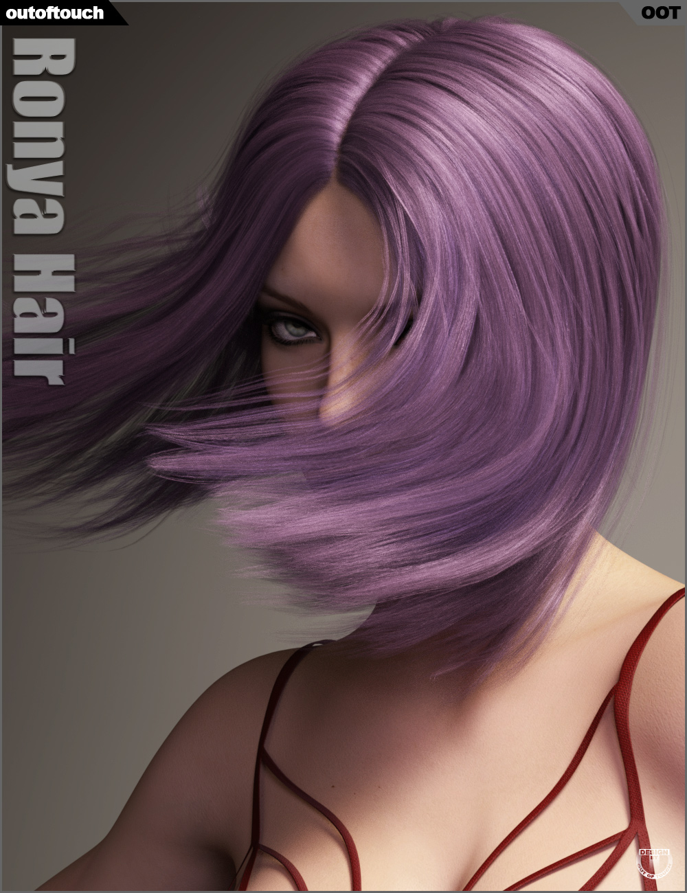 Ronya Hair Ronya Hair by: outoftouch, 3D Models by Daz 3D