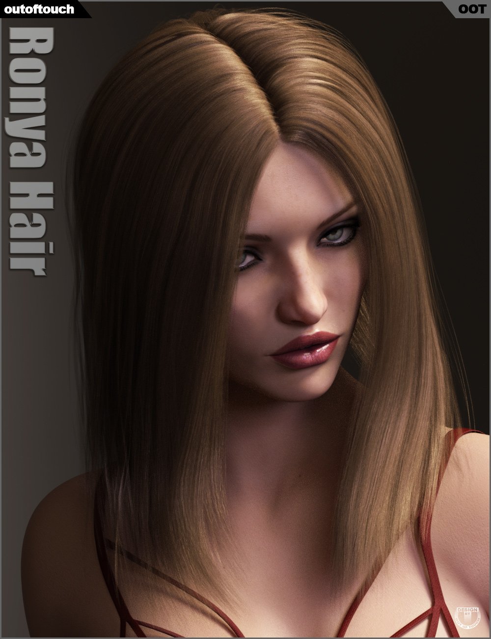 Ronya Hair Ronya Hair by: outoftouch, 3D Models by Daz 3D