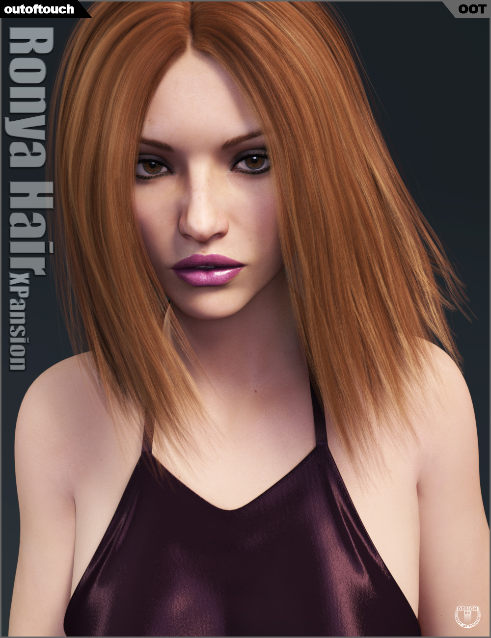 Ronya Hair Iray Texture XPansion by: outoftouch, 3D Models by Daz 3D