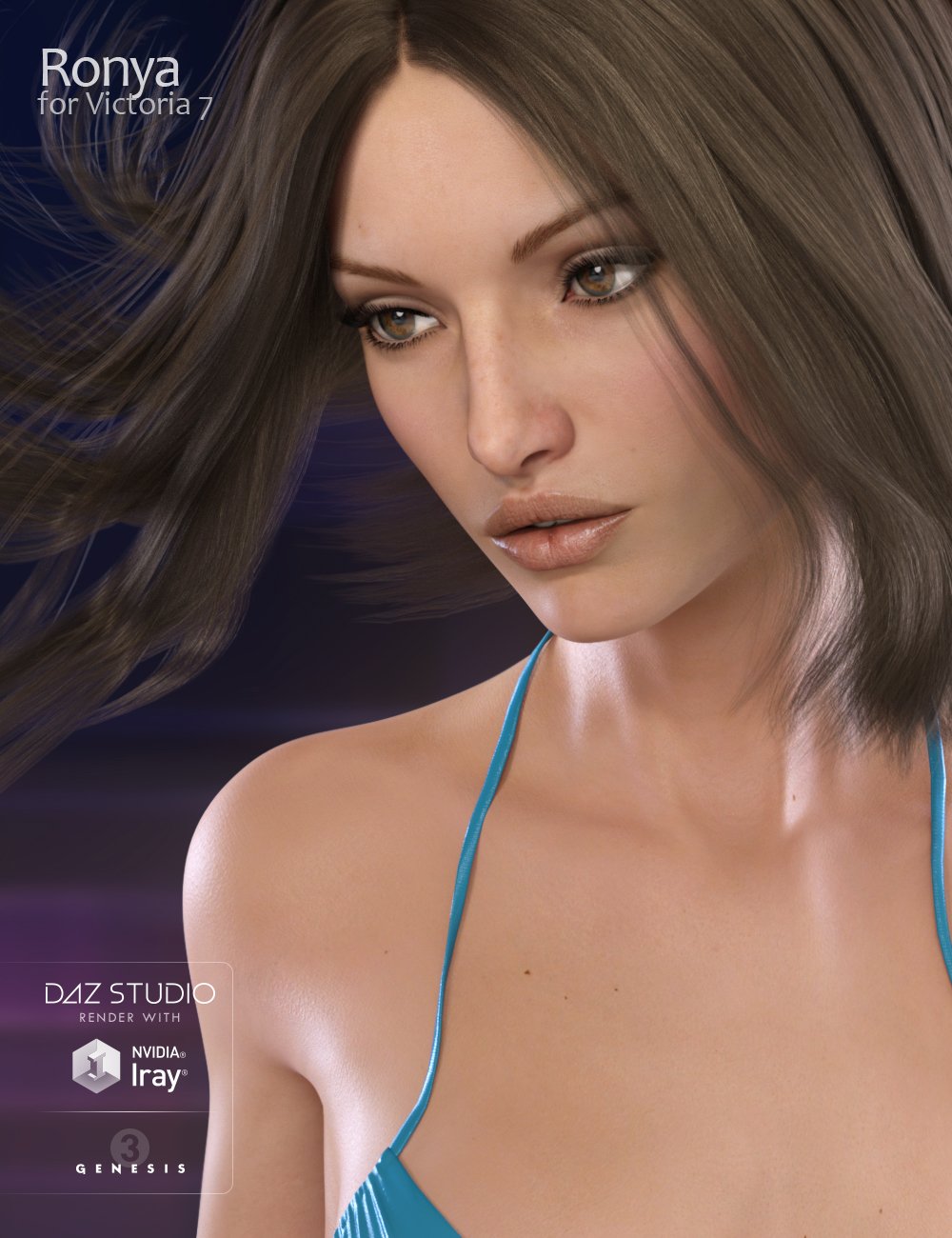 Ronya HD for Victoria 7 by: Raiya, 3D Models by Daz 3D