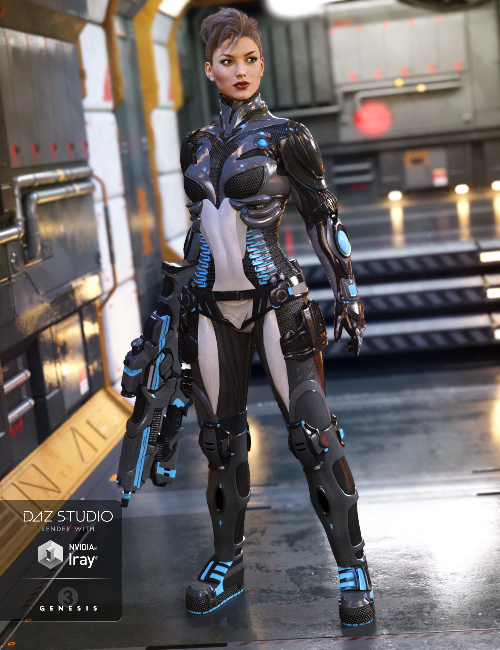 StarSlayer Outfit for Genesis 3 Female(s)