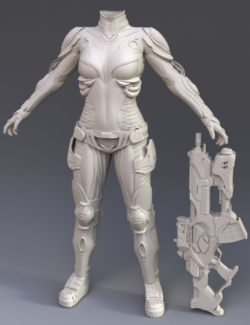 StarSlayer Outfit for Genesis 3 Female(s) by: Charlie, 3D Models by Daz 3D