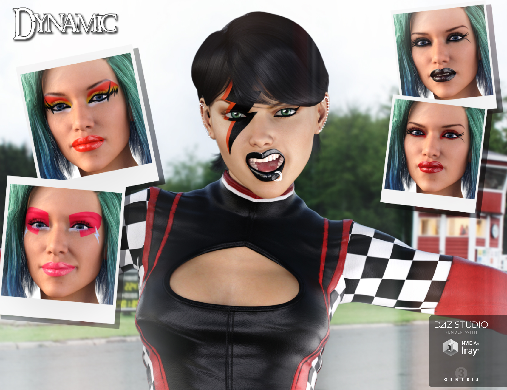 Artistic Make-up Concepts 2 Artistic Make-up Concepts 2 by: Neikdian, 3D Models by Daz 3D