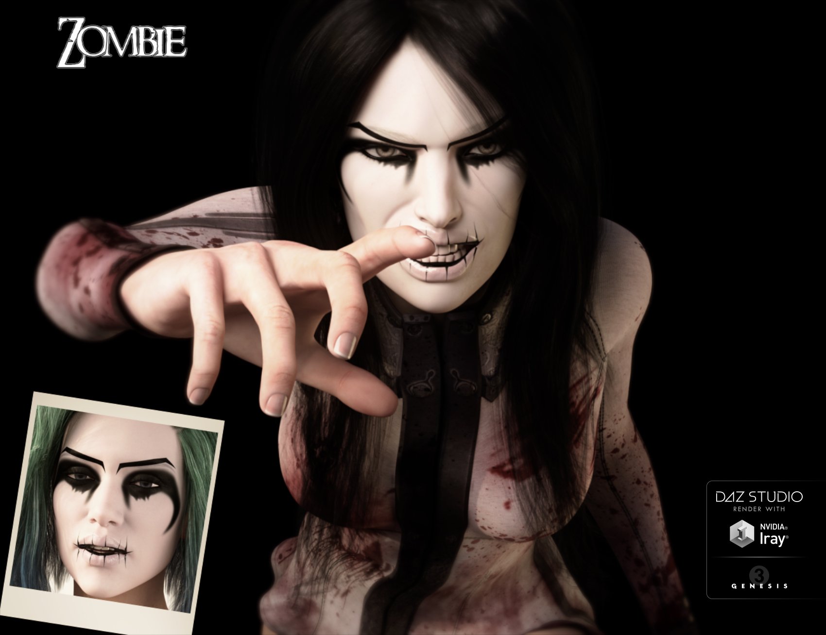 Artistic Make-up Concepts 2 Artistic Make-up Concepts 2 by: Neikdian, 3D Models by Daz 3D