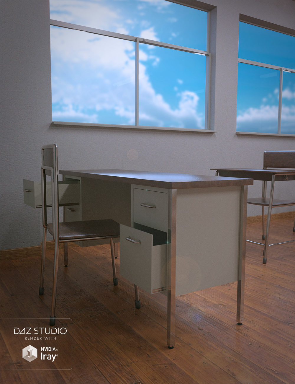 Classroom by: , 3D Models by Daz 3D