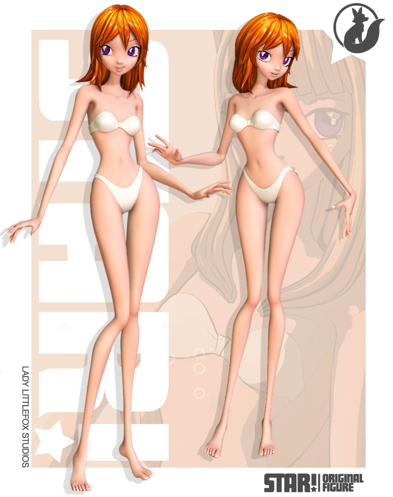 Star! Original Figure by: Lady LittlefoxRuntimeDNA, 3D Models by Daz 3D