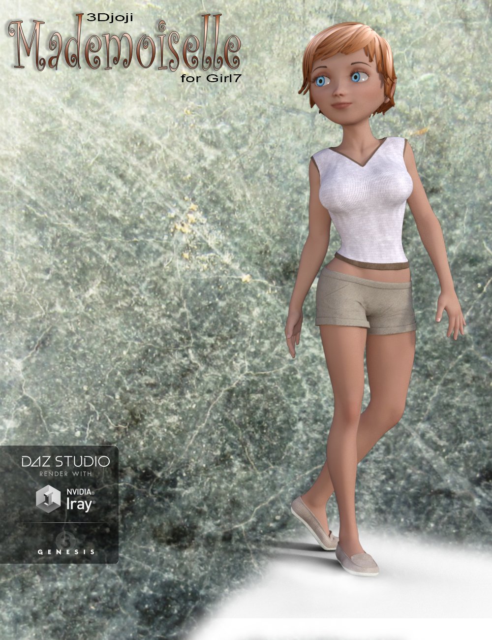 Mademoiselle by: 3djoji, 3D Models by Daz 3D