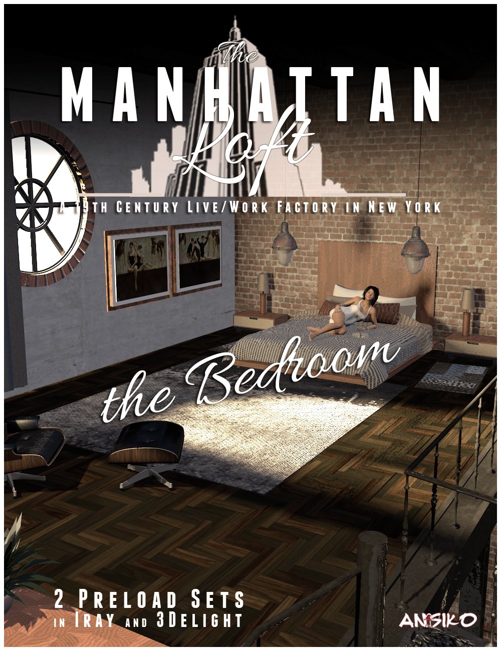 Manhattan Loft: Bedroom Expansion by: Ansiko, 3D Models by Daz 3D