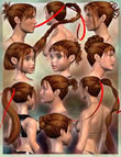 Ultimate Changing Ponytail Ultimate Changing Ponytail by: 3D Universe, 3D Models by Daz 3D