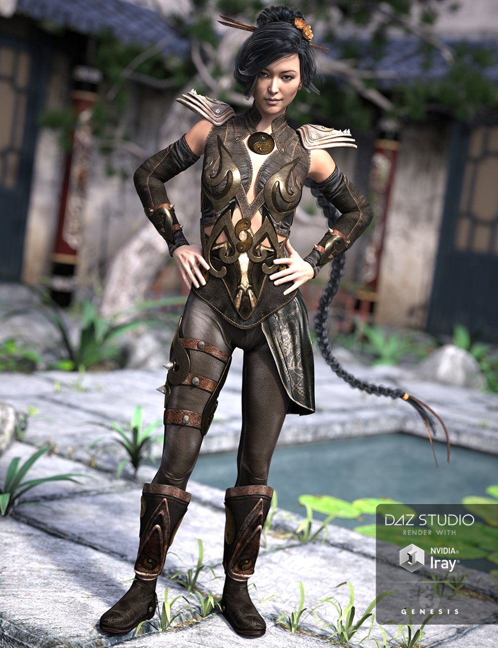 Mercurial Guardian Outfit for Genesis 3 Female(s)