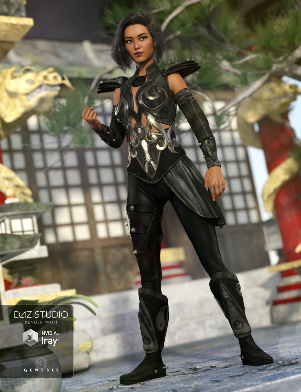 Mercurial Guardian Outfit Textures by: Sarsa, 3D Models by Daz 3D