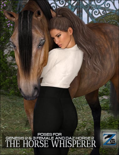 Z The Horse Whisperer - Poses for Genesis 2 & 3 Female and Daz Horse 2 Z The Horse Whisperer - Poses for Genesis 2 & 3 Female and Daz Horse 2 by: Zeddicuss, 3D Models by Daz 3D