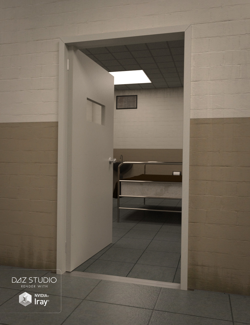 Confinement Corridor Confinement Corridor by: , 3D Models by Daz 3D