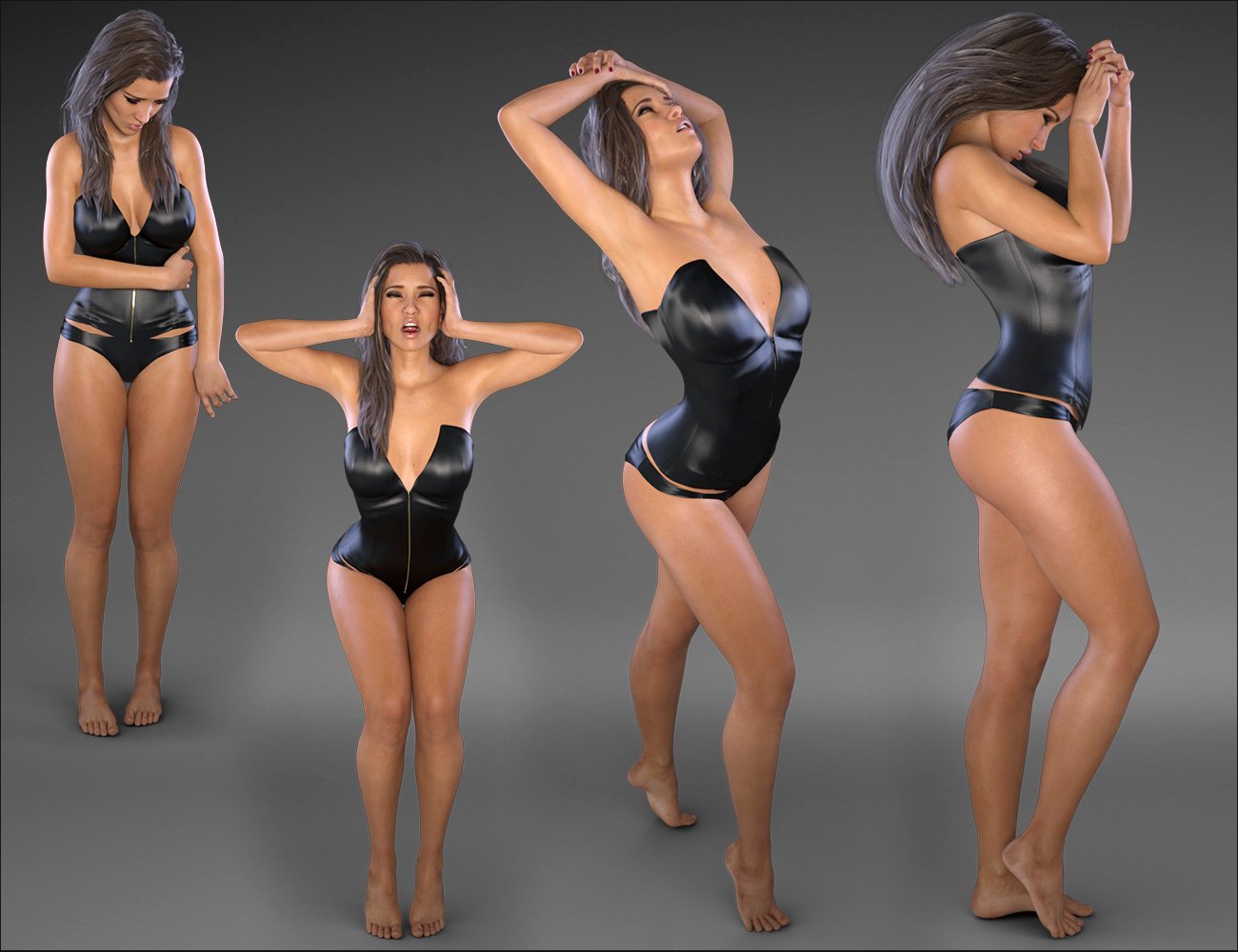 Z My Darkest Days - Poses for Genesis 2 & 3 Female by: Zeddicuss, 3D Models by Daz 3D
