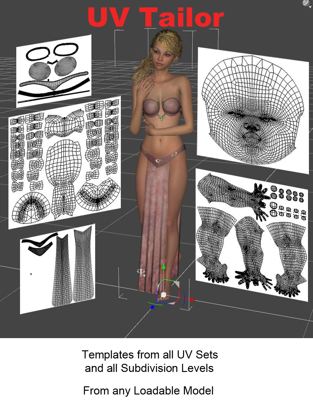 UV Tailor by: Greenbriar Studio, 3D Models by Daz 3D