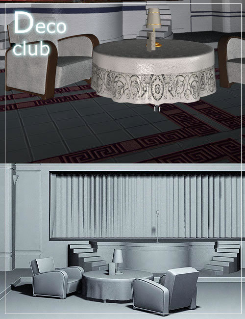 Deco Club by: , 3D Models by Daz 3D
