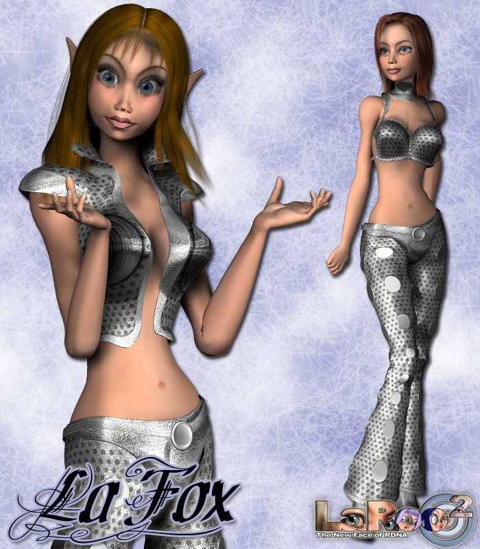 LaFox for LaRoo2 by: Lady LittlefoxRuntimeDNA, 3D Models by Daz 3D