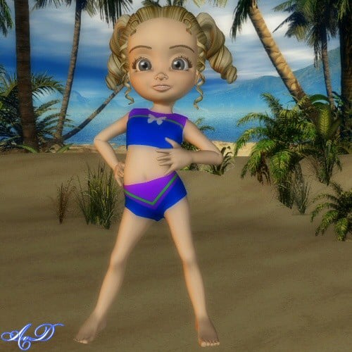 Kiki Kiki by: Lady LittlefoxRuntimeDNA, 3D Models by Daz 3D