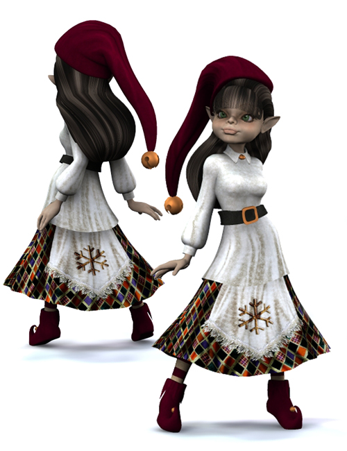 Koshini Clothing Pack 10 - Lil' Helper by: Lady LittlefoxRuntimeDNA, 3D Models by Daz 3D
