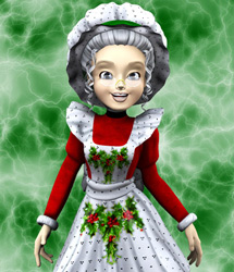 Koshini Clothing Pack 11 - Mrs. Claus by: Lady LittlefoxRuntimeDNA, 3D Models by Daz 3D