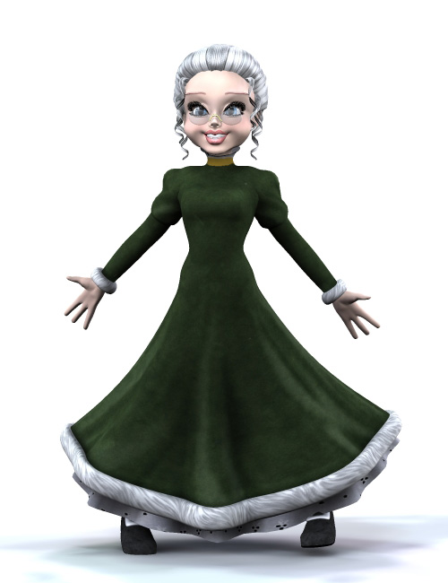 Koshini Clothing Pack 11 - Mrs. Claus Koshini Clothing Pack 11 - Mrs. Claus by: Lady LittlefoxRuntimeDNA, 3D Models by Daz 3D