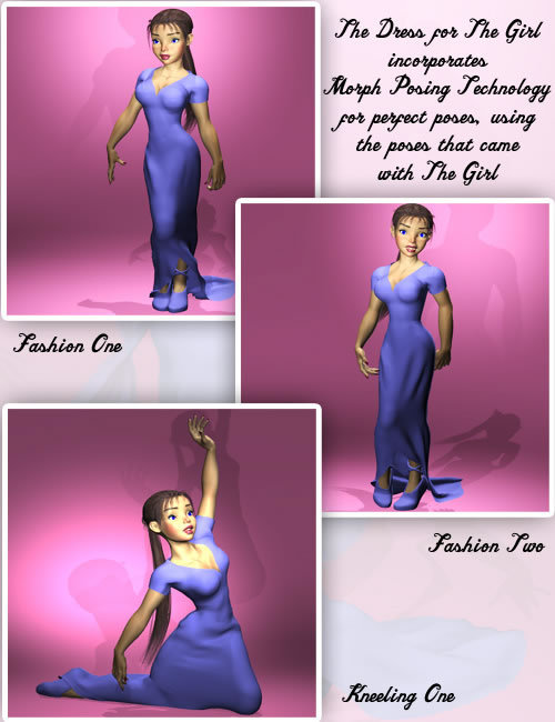 The Dress for the Girl The Dress for the Girl by: Lourdes, 3D Models by Daz 3D