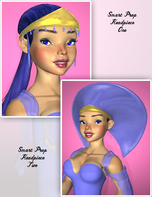 The Dress Headpiece for the Girl by: Lourdes, 3D Models by Daz 3D