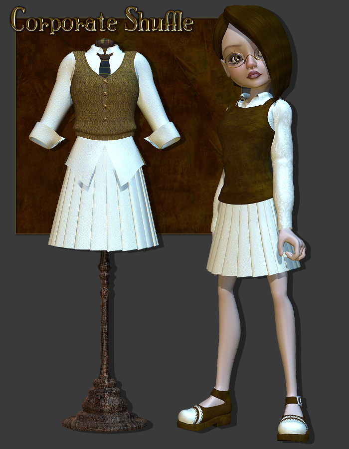 Corporate Shuffle 1 for K2/Krystal Mix-n-Match by: Anna BenjaminRuntimeDNA, 3D Models by Daz 3D