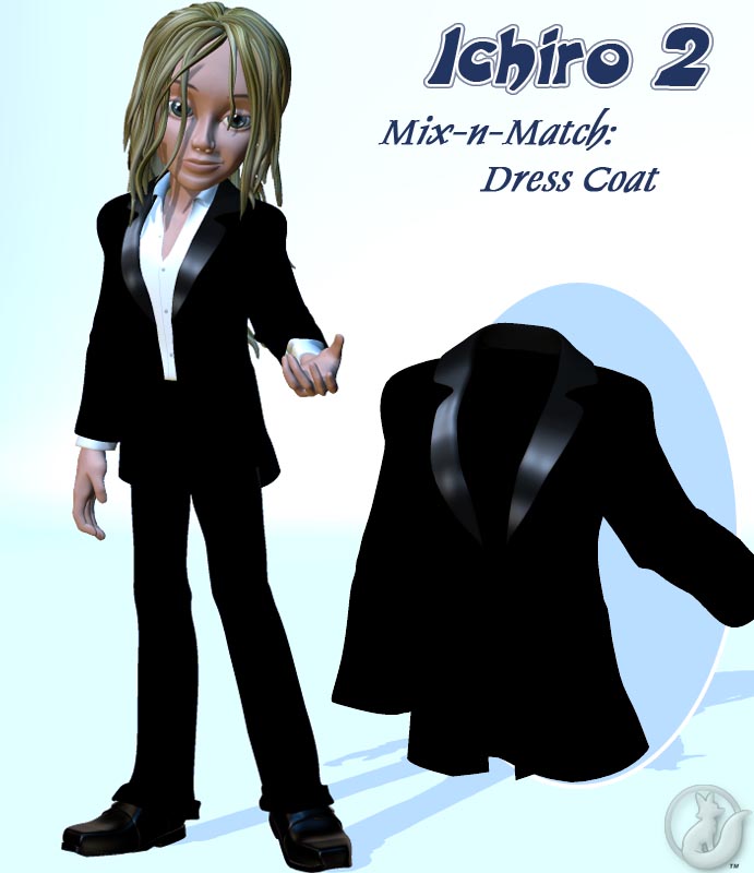 I2 Mix-n-Match: Dress Coat by: Lady LittlefoxRuntimeDNA, 3D Models by Daz 3D