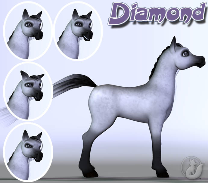 Diamond Base Character by: Lady LittlefoxCapsces Digital InkRuntimeDNA, 3D Models by Daz 3D