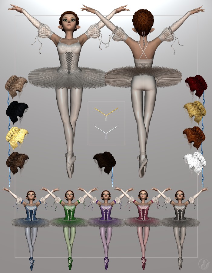 A3 Ballet by: Lady LittlefoxCapsces Digital InkRuntimeDNA, 3D Models by Daz 3D