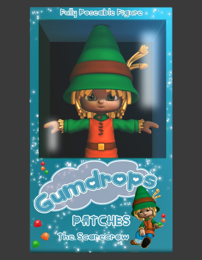 Gumdrops: Patches Gumdrops: Patches by: Lady LittlefoxCapsces Digital InkRuntimeDNA, 3D Models by Daz 3D