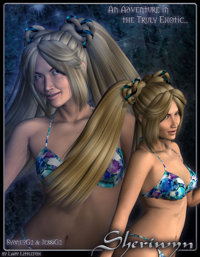 Sheriwyn Hair Sheriwyn Hair by: Lady LittlefoxRuntimeDNA, 3D Models by Daz 3D