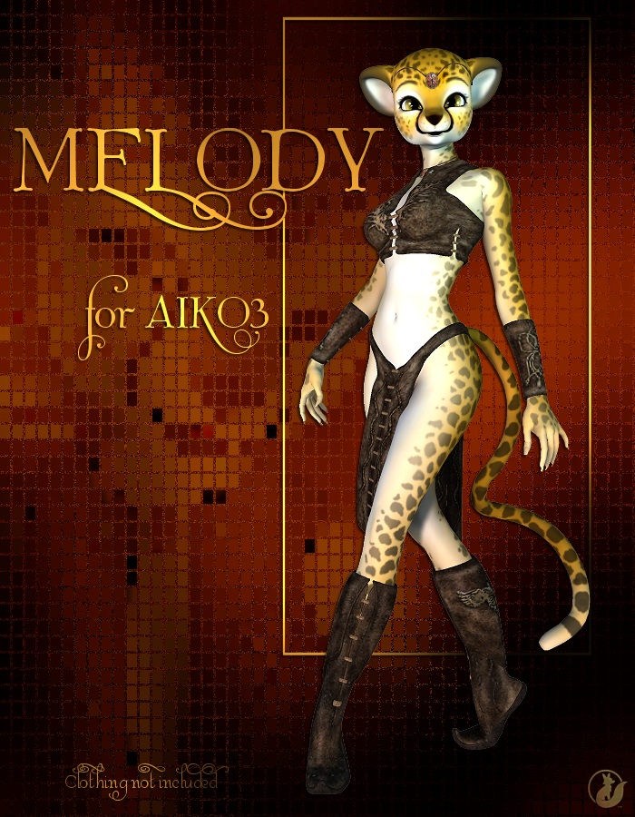 Melody for A3 by: Lady LittlefoxRuntimeDNA, 3D Models by Daz 3D