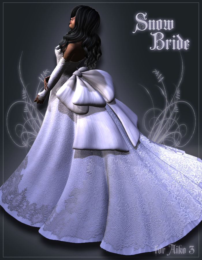 Snow Bride Bundle (A3, V3, and V4) | Daz 3D