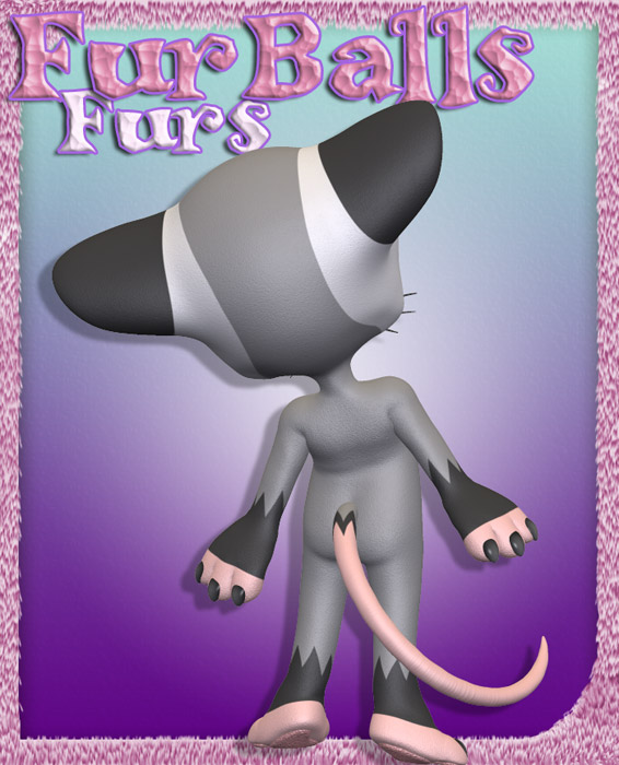 Furballs' Furs - Opossum by: Capsces Digital InkRuntimeDNA, 3D Models by Daz 3D