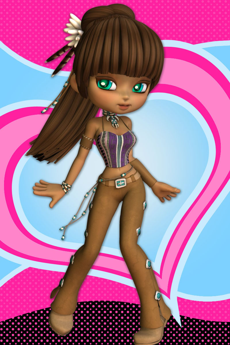 Dakota Toon-Up for Cookie! by: Lady LittlefoxCapsces Digital InkRuntimeDNA, 3D Models by Daz 3D