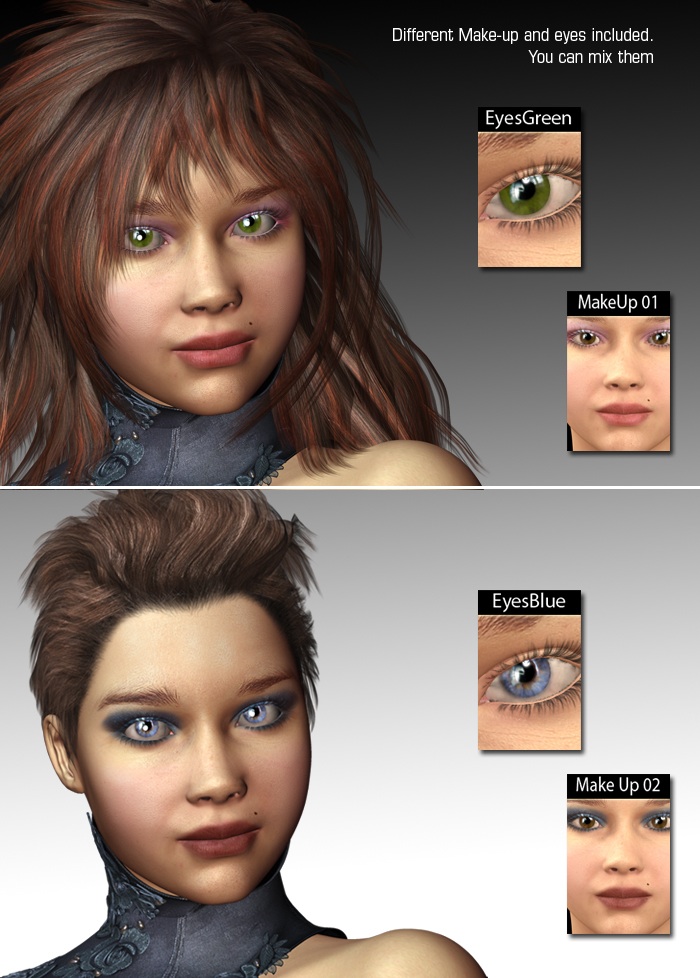 EF-Roxy for V4 | Daz 3D