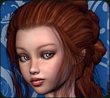 Evelyn Hair 2.0 - A3 Expansion by: Lady LittlefoxRuntimeDNA, 3D Models by Daz 3D