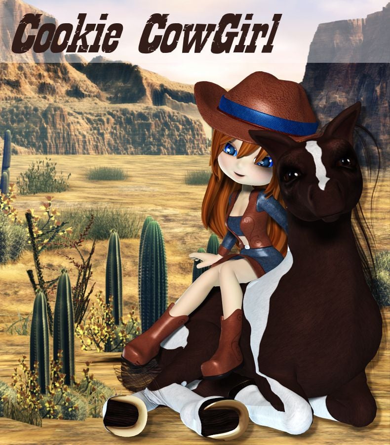 Cookie Cowgirl Daz 3d