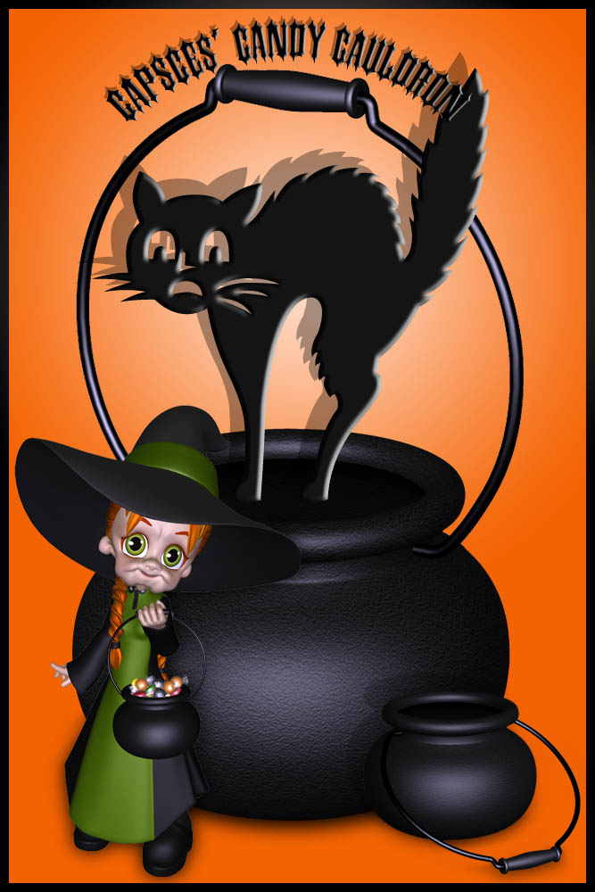 Capsces' Candy Cauldron by: Capsces Digital InkRuntimeDNA, 3D Models by Daz 3D