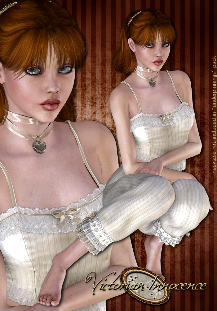 Victorian Innocence: Underpinnings by: Lady LittlefoxRuntimeDNA, 3D Models by Daz 3D