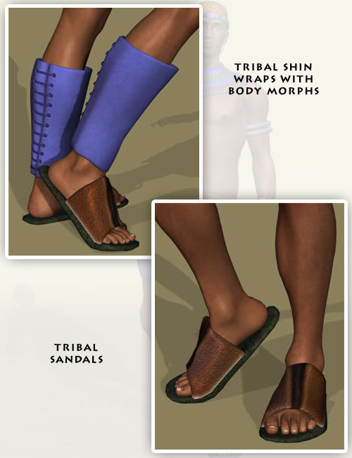 Tribal Clothing for Michael 3 Tribal Clothing for Michael 3 by: Lourdes, 3D Models by Daz 3D