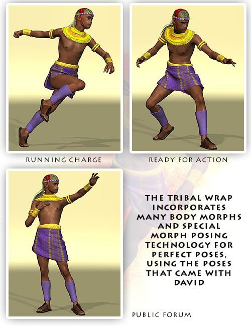 Tribal Clothing for David Tribal Clothing for David by: Lourdes, 3D Models by Daz 3D