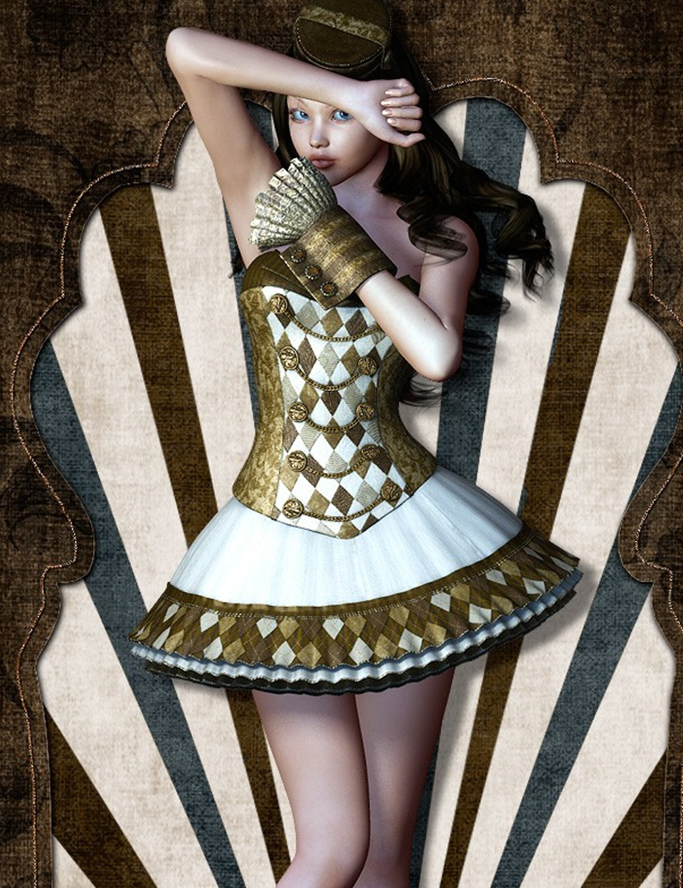 VI Circus - Ticket Girl by: Anna BenjaminLady LittlefoxRuntimeDNA, 3D Models by Daz 3D