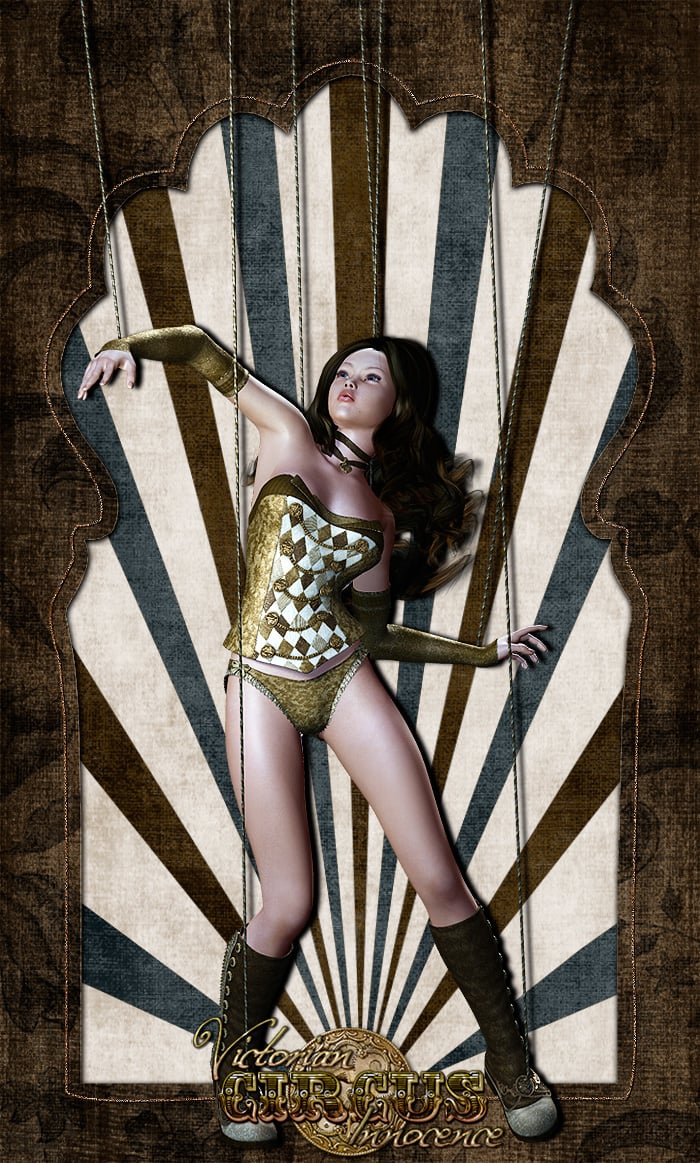 VI Circus - Golden Ticket by: Anna BenjaminLady LittlefoxRuntimeDNA, 3D Models by Daz 3D