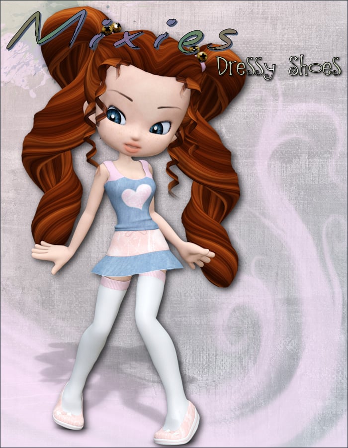 Mixies Dressy Shoes Mixies Dressy Shoes by: , 3D Models by Daz 3D
