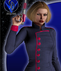 Space Defenders: Commander for V4 by: EvilinnocenceRuntimeDNA, 3D Models by Daz 3D
