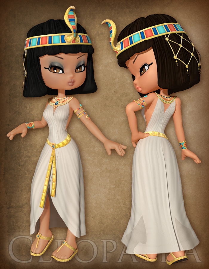 Cleopatra Clothes for Cookie by: eshaRuntimeDNA, 3D Models by Daz 3D