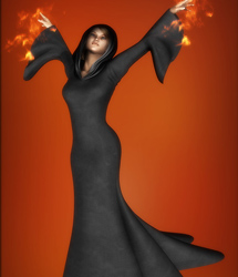 Witchy Dress for V4 by: EvilinnocenceRuntimeDNA, 3D Models by Daz 3D